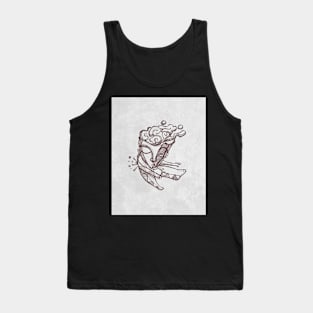 Abstract man jumping Tank Top